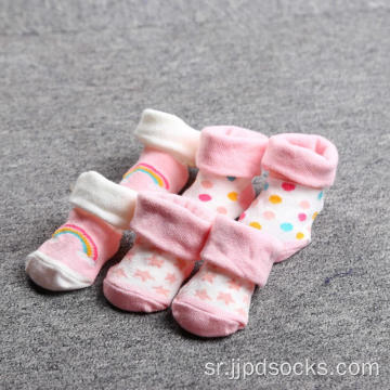 Беба Гифи Високе квадрине памучне чарапе